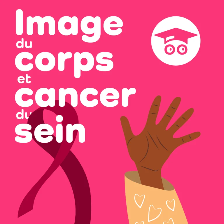 jaquette podcast sur l'image du corps et le cancer du sein